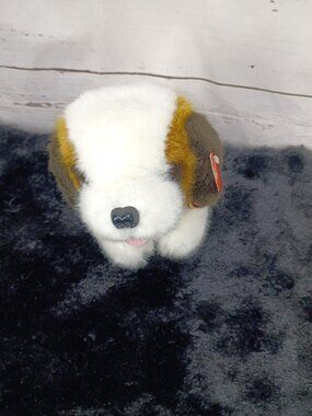 Germany Original Swiss Dog Plush Toy 8" St. Bernard Puppy Stuffed Animal By Heun